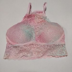 Gradient Pastel Lace Push-up Bralette